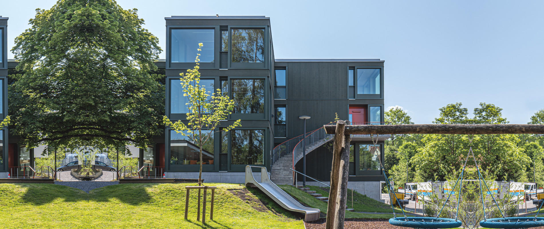 Die neue Tagesbetreuung Hebel in St.Georgen.