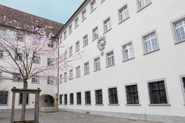 Fassadenrenovation im inneren Klosterhof St.Gallen